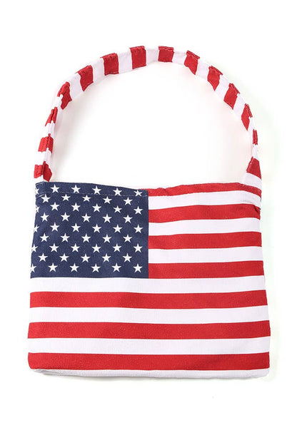 American Flag Beach Towel Bag