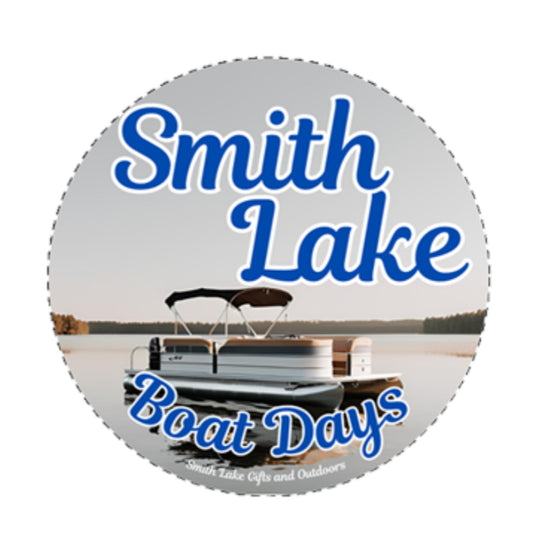 Sticker Boat Days - Pontoon Boat 3.5"