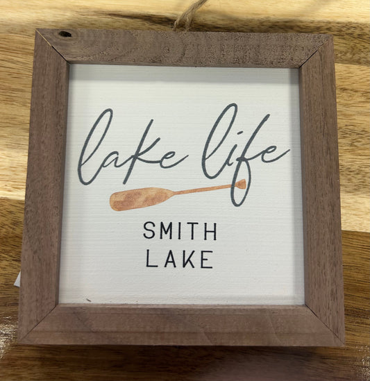 Lake Life Smith Lake Alabama Oar White