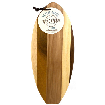 Rock & Branch® Shiplap Li'l Surfer Surfboard Shaped Serving