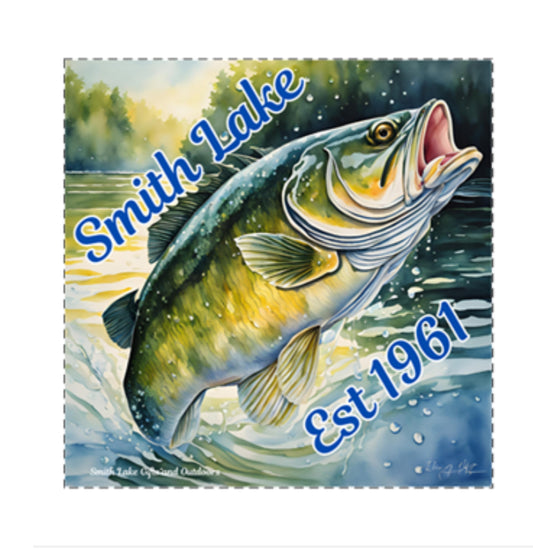 Sticker - Smith Lake Bustin Bass 3.5"