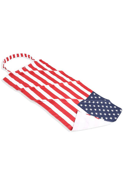 American Flag Beach Towel Bag