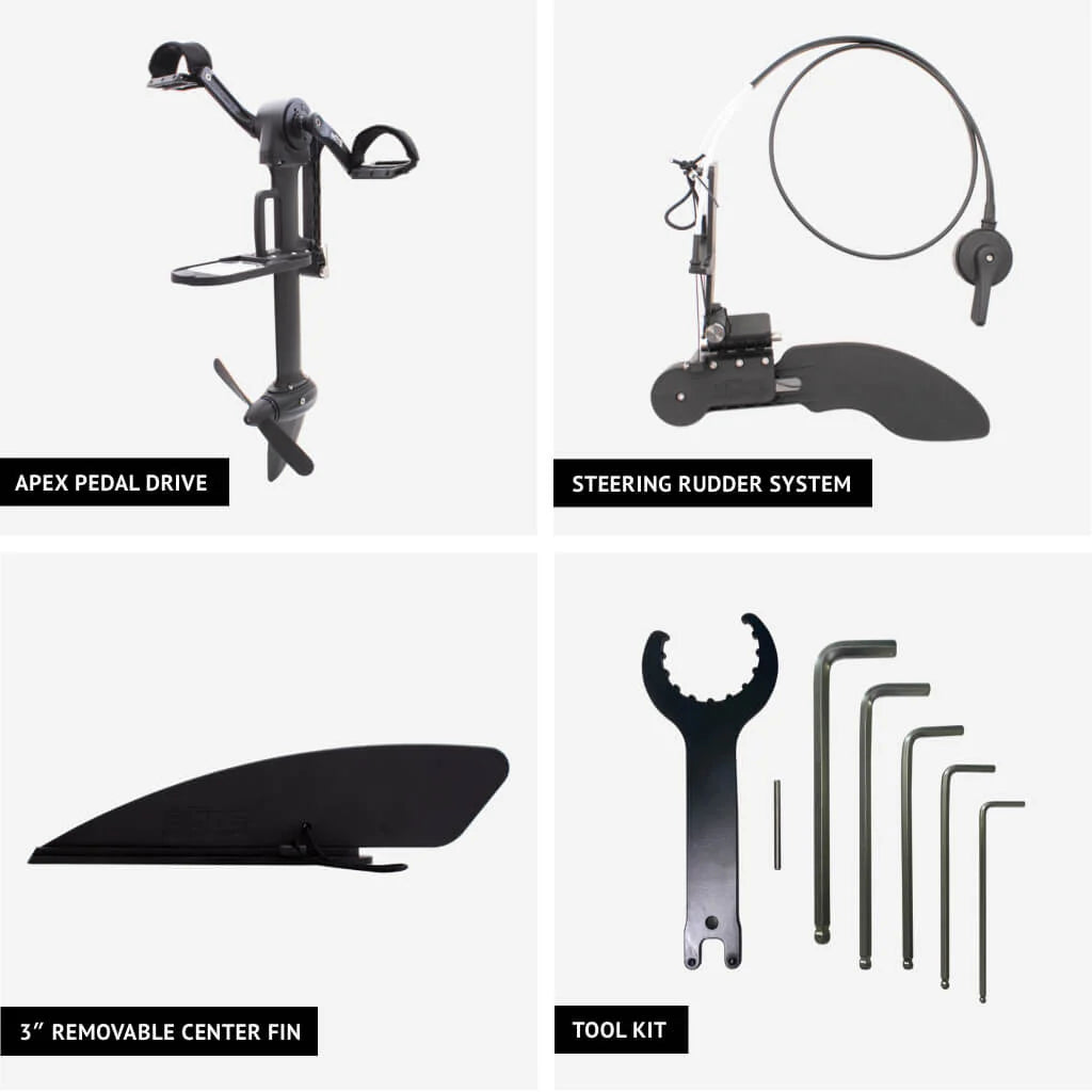 BOTE APEX Pedal Drive + Rudder Kit