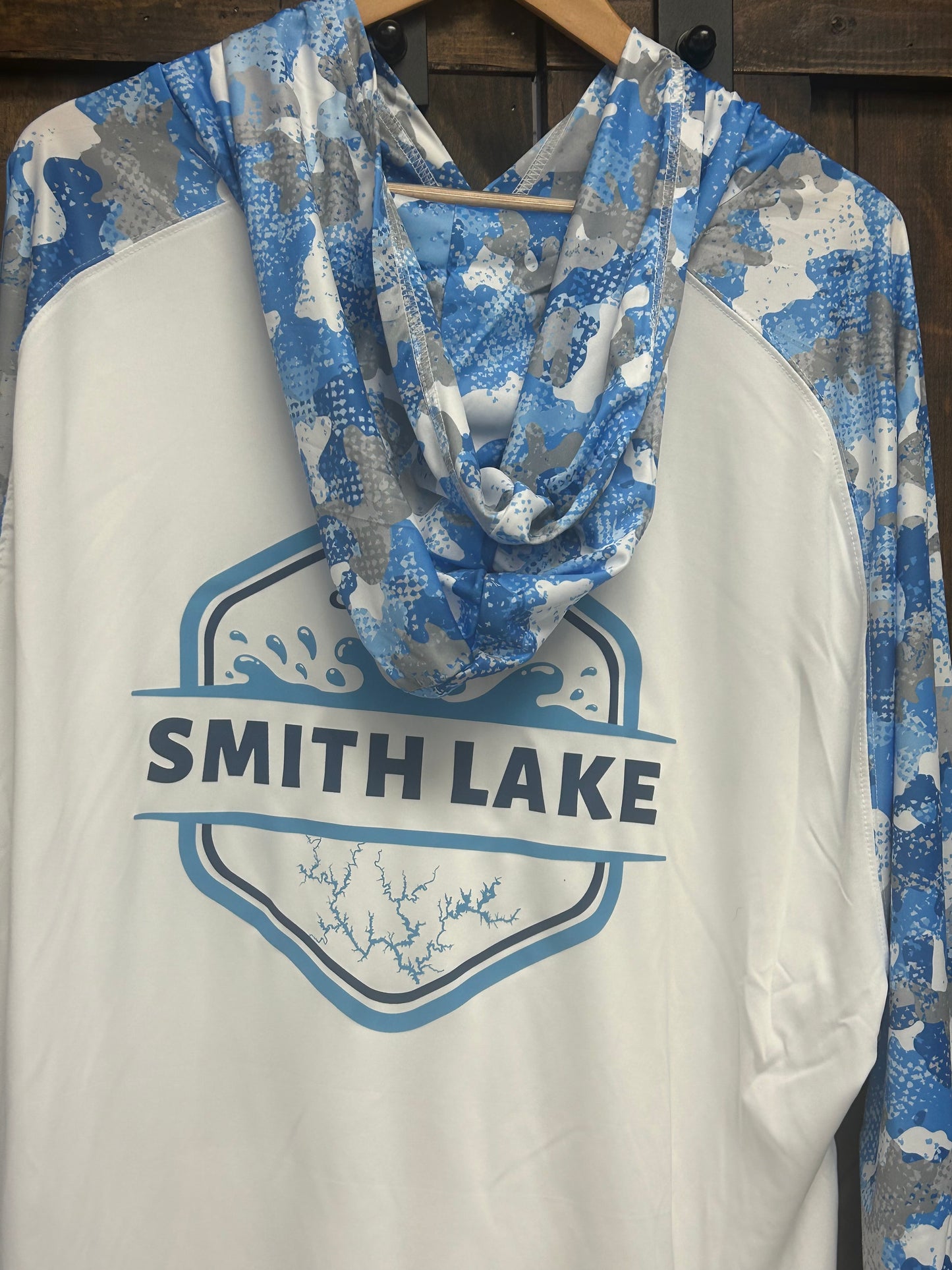 Smith Lake Extreme Performance Shirt - White/Lake Camo