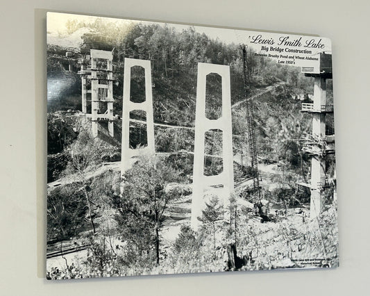 BTW2-PRINT-16x20 Before the Water Release 2 Big Bridge Construction Photo 1 All the way to the Bottom