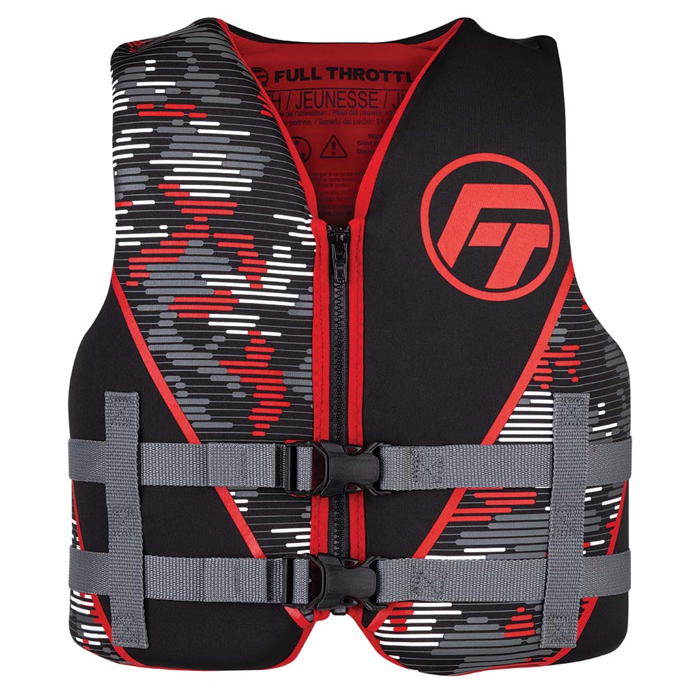 Full Throttle Youth Rapid-Dry Life Jacket - 50-90lb