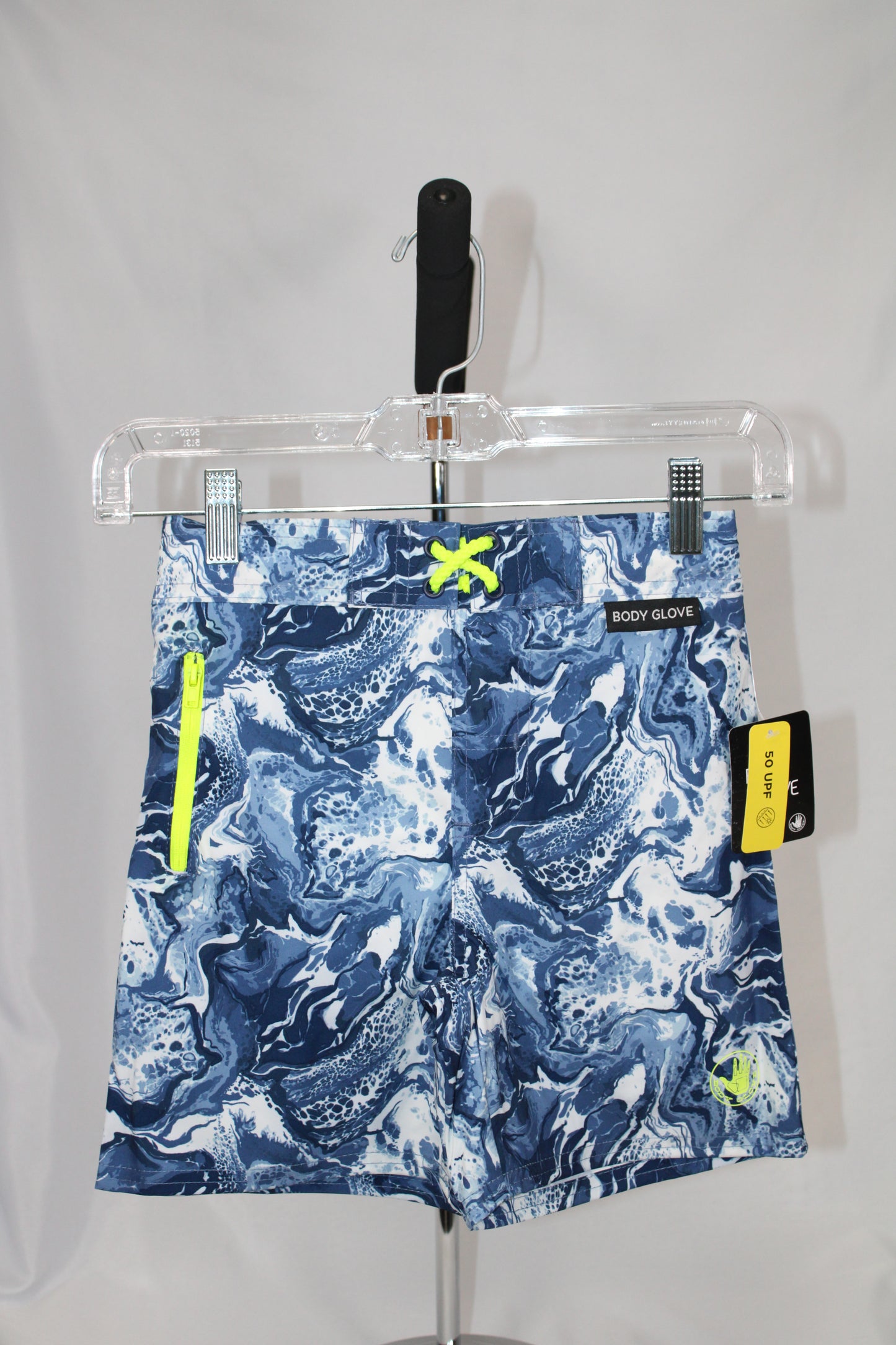 Body Glove Boys Swim Trunks 4-7 Blue/White