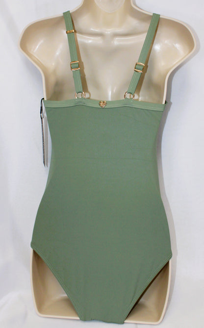 One Piece Swimsuit Olive Green