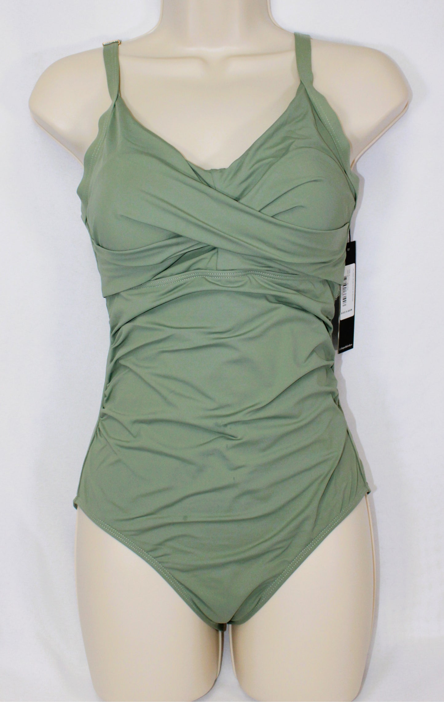 One Piece Swimsuit Olive Green