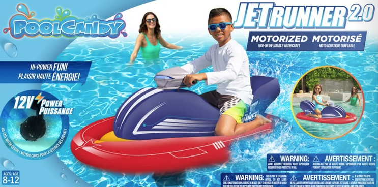 Jet Runner 2.0 - Motorized InflatableRide-On Watercraft