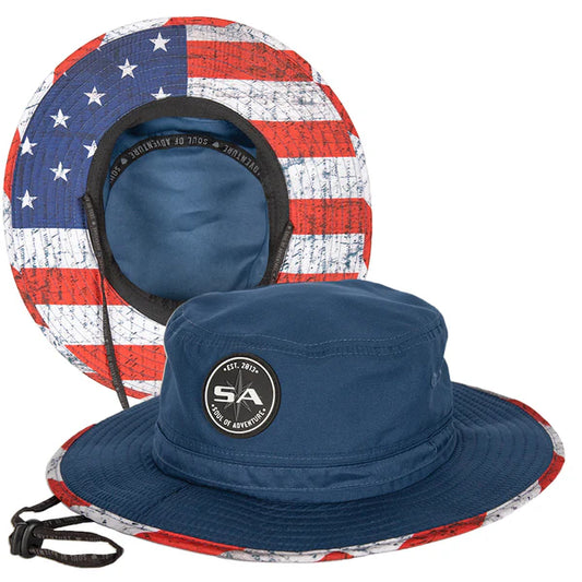 SA Bucket Hat | American Flag | Navy 2.0