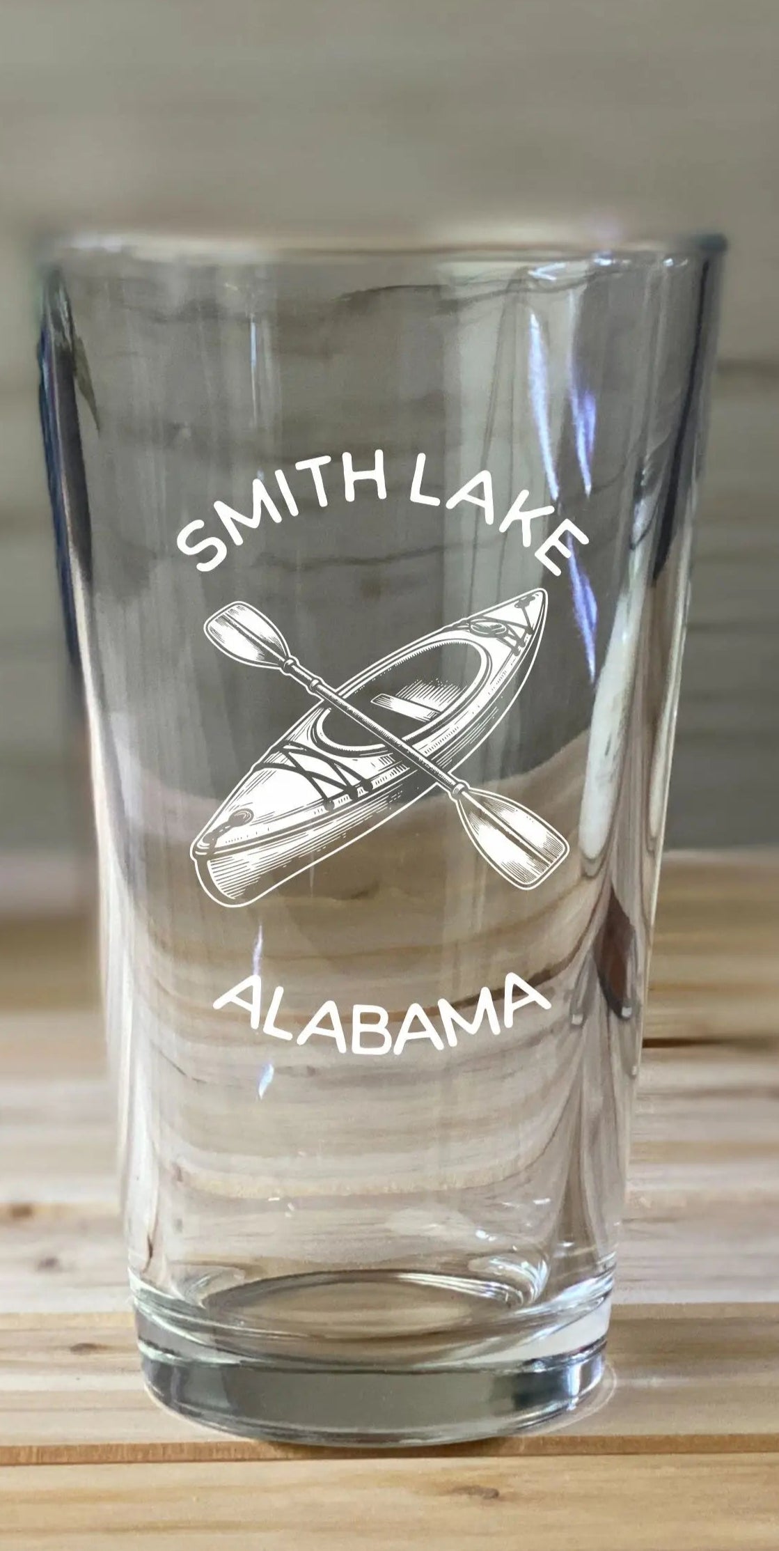 Smith Lake Kayak-  Pint glass