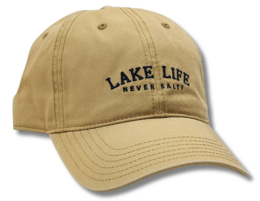 TR Trucker Cap - Lake Life Never Salty - Kahki