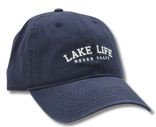 TR Trucker Cap - Lake Life Never Salty - Navy