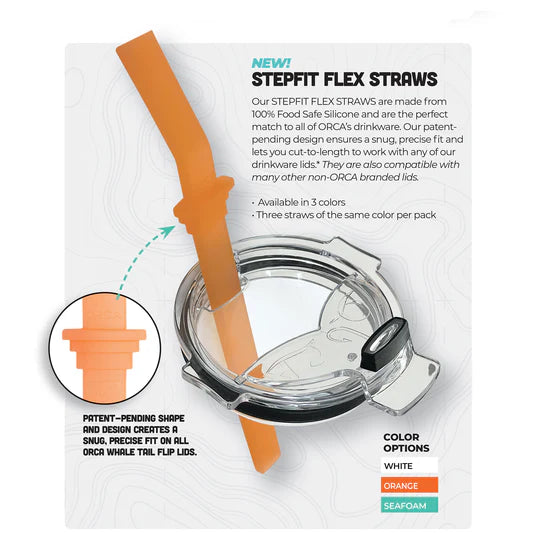 ORCA Stepfit Flex Straw 3 Pack