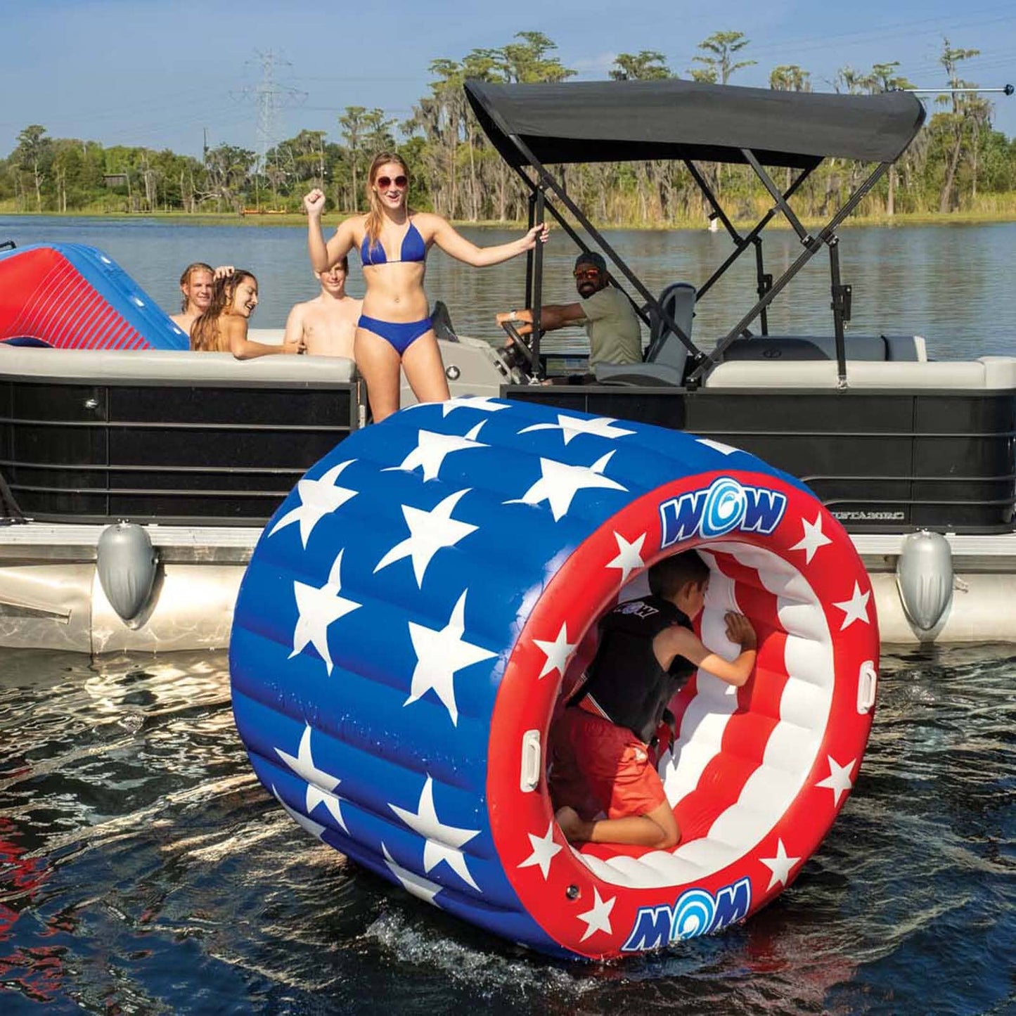 Patriotic Water Wheel