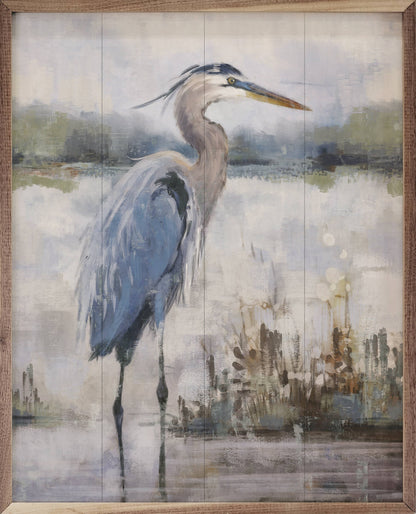 Coastal Heron 2 By Nina Blue